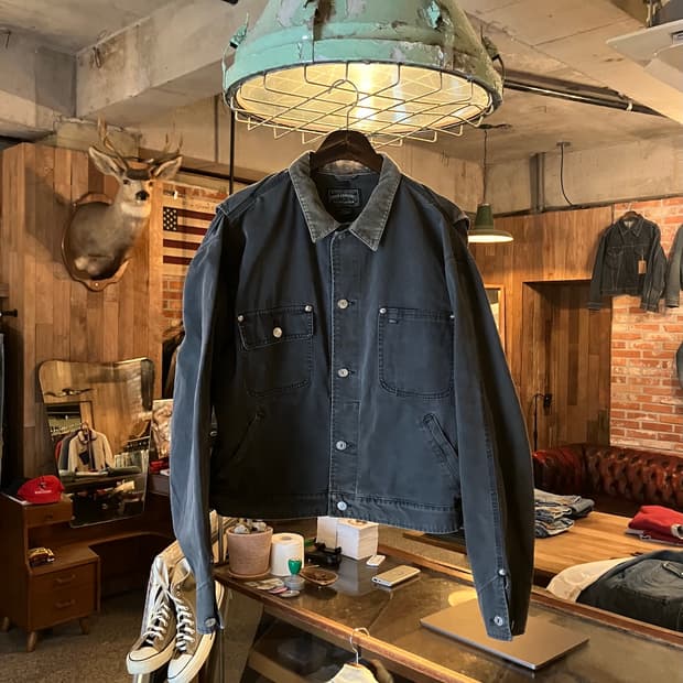 90s USA 빈티지 폴로 컨트리 블랙 덩가리 자켓