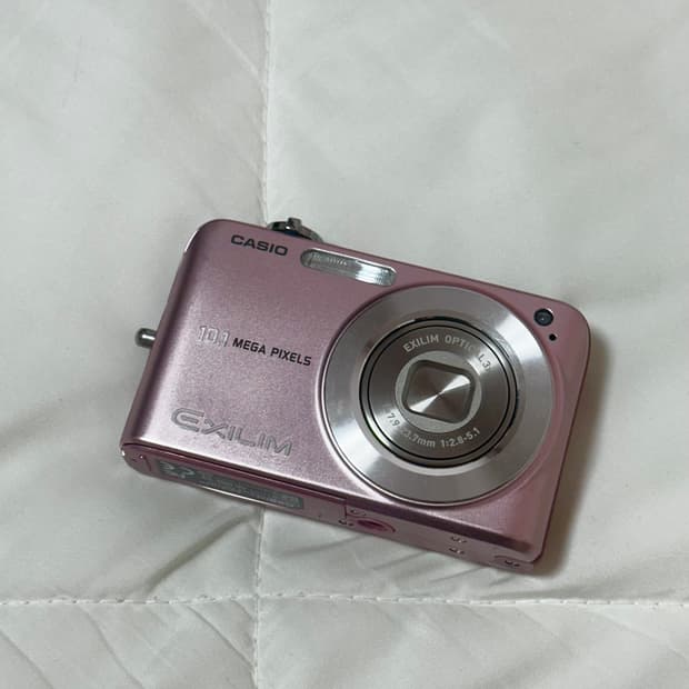 민트급,작례있음 ) 카시오 엑슬림 z1080 핑크