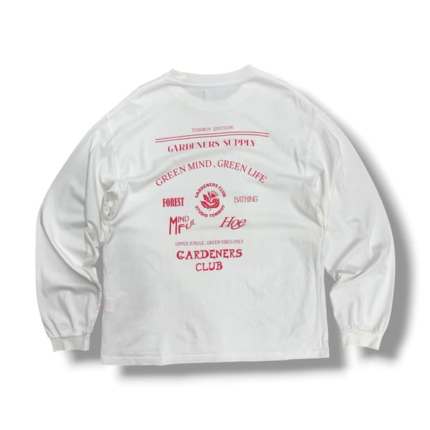 스튜디오 톰보이 가드너스 클럽 롱슬리브 티셔츠 (2XL)