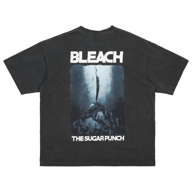 새상품 슈가펀치 블리치 참월 블랙 숏슬리브 M/XL