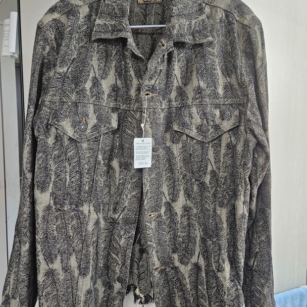 캐피탈 맥파이 페더 데님 자켓 4 블랙 베이지 