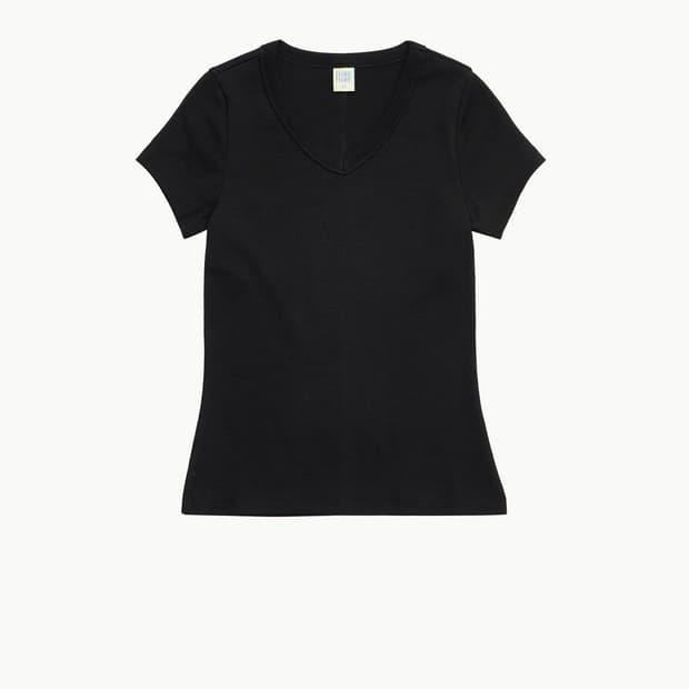 Floreflore jill baby tee black xs