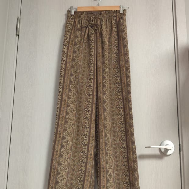 보헤미안 패턴 팬츠