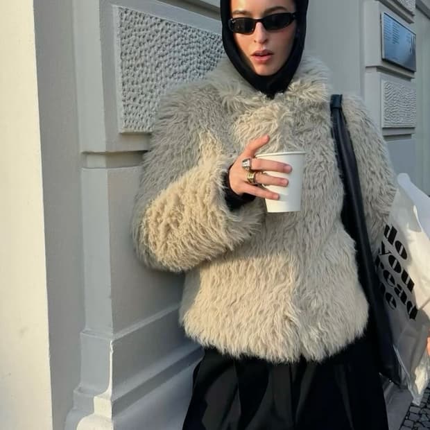 마지셔우드 퍼자켓 / 1사이즈 FUR JACKET