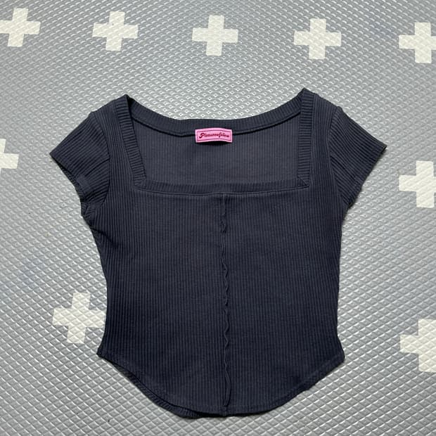 플리즈노팔로우 바비탑 차콜