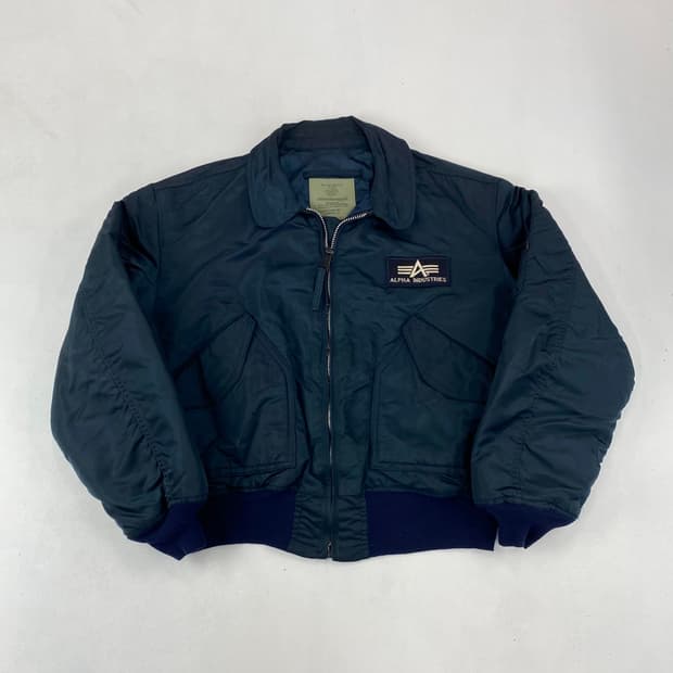 90s 알파인더스트리 USA CWU-45/P ma-1 항공 점퍼 (110