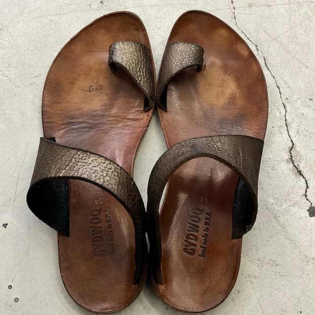 CYDWOQ 레더 샌들