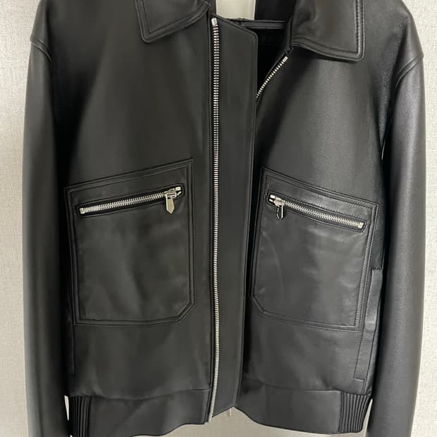 Sandro 레더 자켓
