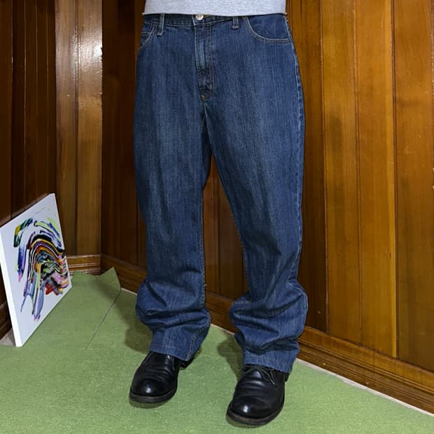 Land’s End cotton wide denim pants