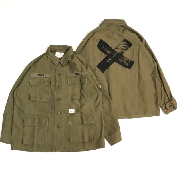 더블탭스 20ss 정글셔츠 올리브 02