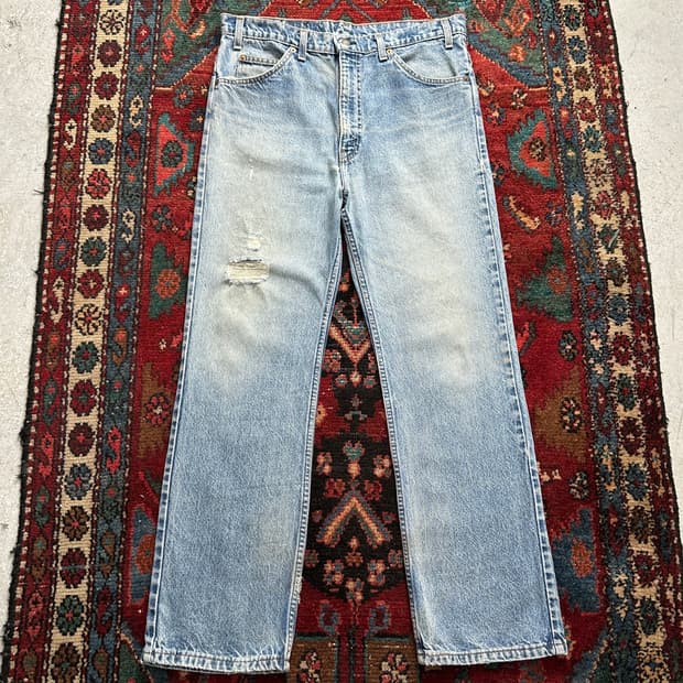 90's USA Made 빈티지 리바이스 오렌지탭 517 부츠컷 