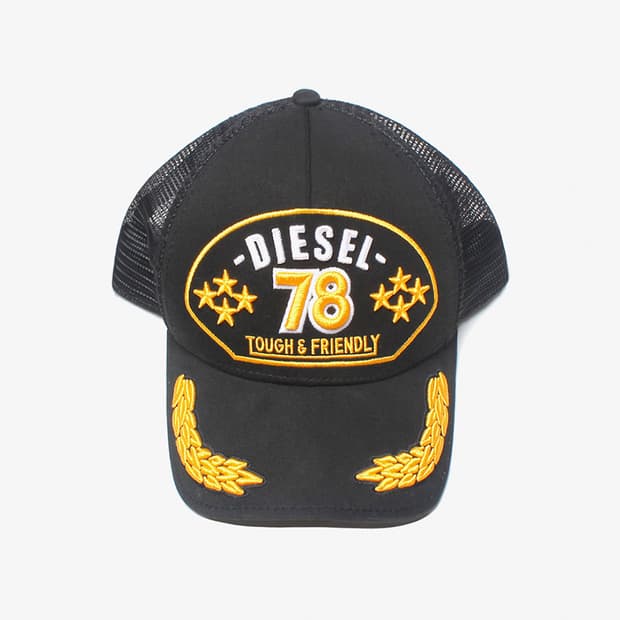 DIESEL 디젤 아미 메쉬캡 코튼 블랙,