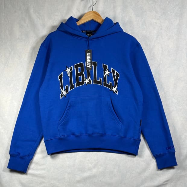 s] 창모 리빌리(LIBILLY) 21FW 스타 후디 블루 - 미착용 