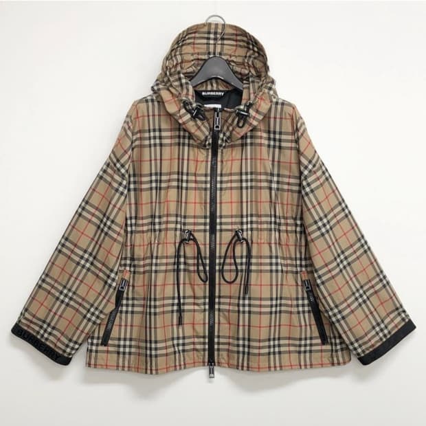버버리 로고 테이프 후드자켓/UK4