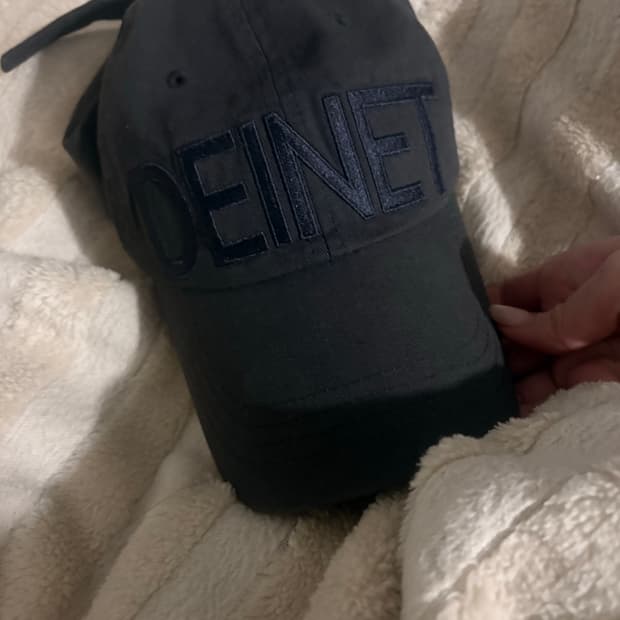 다이닛 빅 로고 볼캡 차콜 