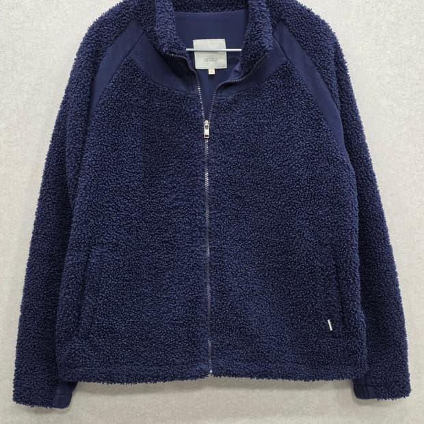 안다르(andar) 네이비 보아 플리스 자켓