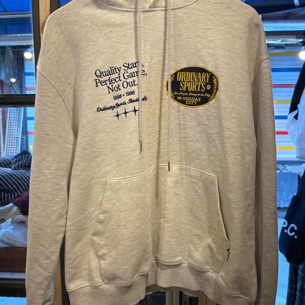 어반디타입 퀄리티 스타트 엠블럼 후드 멜란지