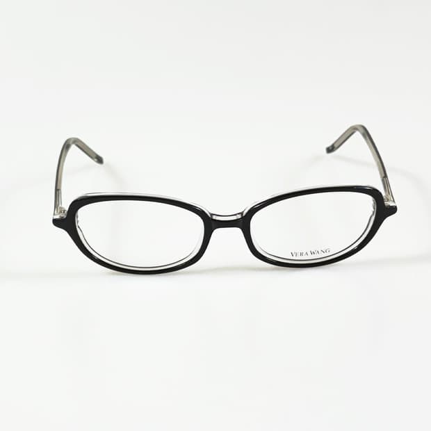 VERA WANG 베라왕 블랙 크리스탈 뿔테 스퀘어 빈티지 안경