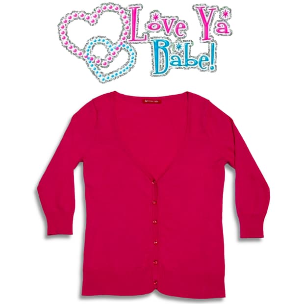 Pinterest Mood Pink cardigan