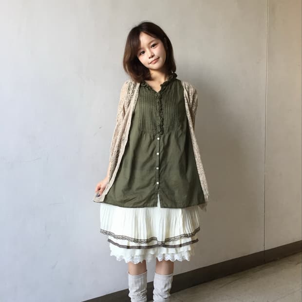 Axes Femme 엑시즈팜 모리걸 바선생 코디 세트