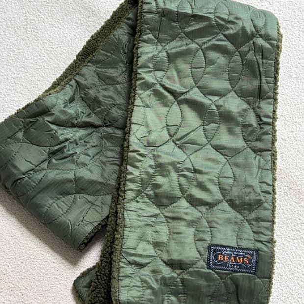 빔즈 패딩 목도리