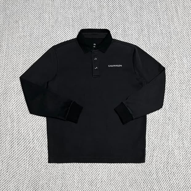 [L] Calvin Klein 캘빈클라인 기모 퍼포먼스 긴팔 카라티