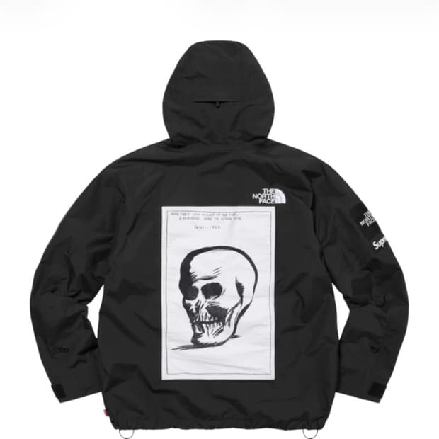 슈프림 x 노스페이스 마운틴 자켓 블랙 - 24FW