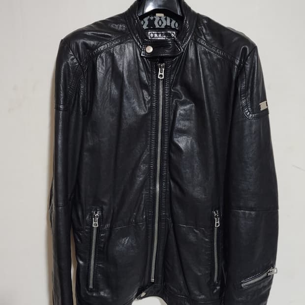 디젤(DIESEL) 레더 가죽 라이더 자켓