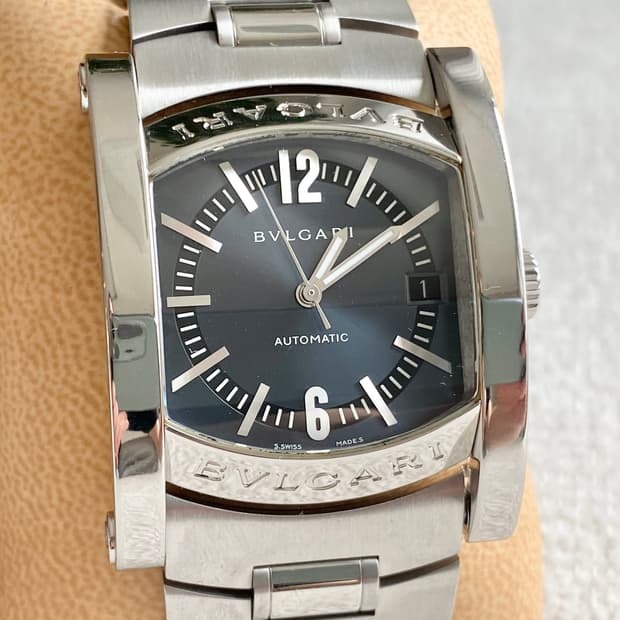 불가리 아시오마 AA44S 44mm 남성용 오토메틱 스틸