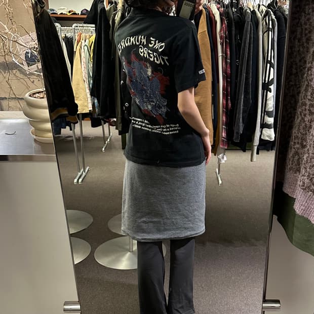 M)SUNSURF vintage 백프린팅 반팔 티셔츠