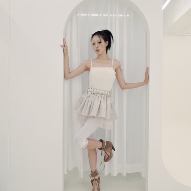 Shimmer Satin Tulle Lace Dress