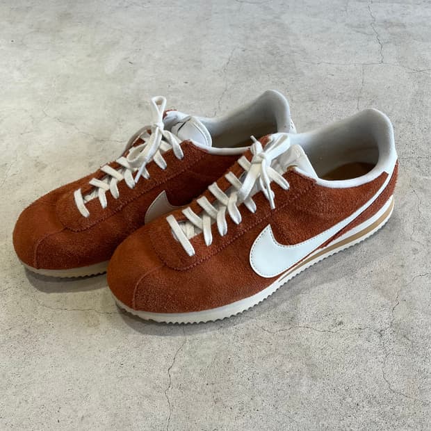 나이키 코르테즈 다크 러셋 모슬린 오렌지