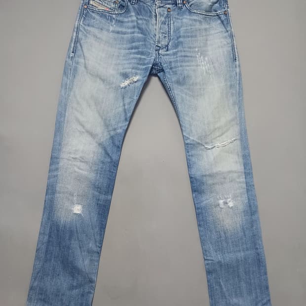 [31] 디젤 사파도 WASH0074F 레귤러 슬림 스트레이트 진 청바지