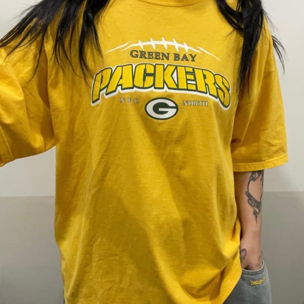 NFL Green Bay Packers 그린베이 패커스 빅 로고 반팔