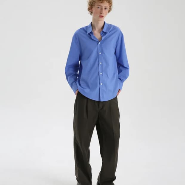 마티스 더 큐레이터 콜렉터 셔츠 삭스 블루