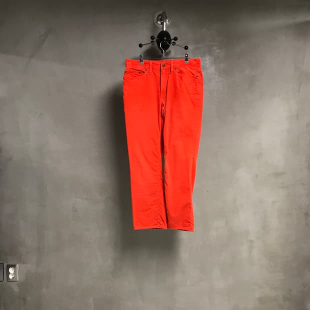 폴로 랄프로렌 코듀로이 팬츠 오렌지 31/30