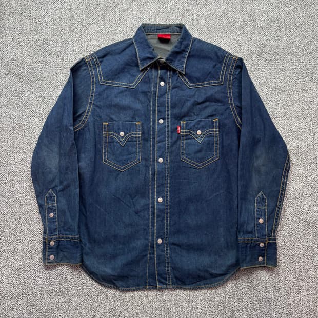 리바이스 타입원 웨스턴 데님 셔츠