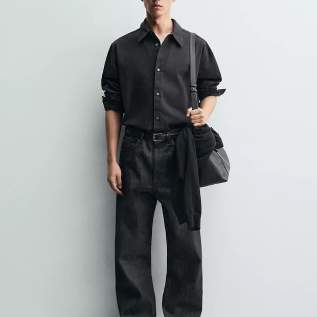 자라 루즈 플레어핏 진스 흑청 29사이즈