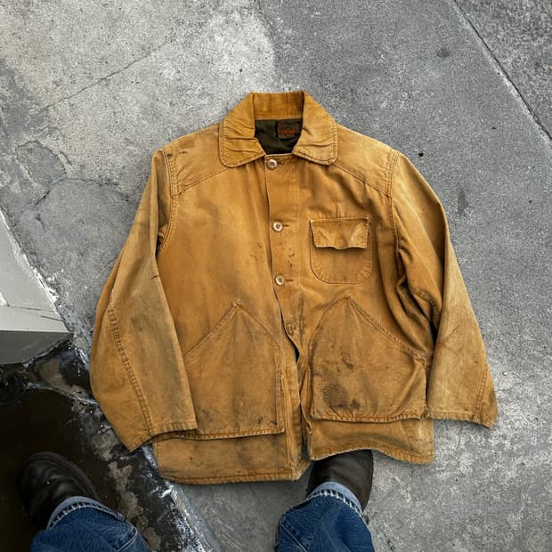 1960s SAFTBAK 헌팅 워크 자켓 made in usa