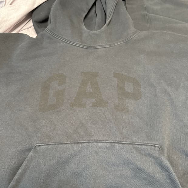 이지 갭 엔지니어드 바이 발렌시아가 도브 후드 워시드 블랙 M