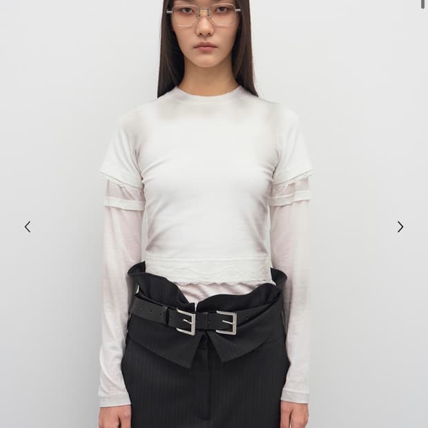 LCDC 더블 버클 레더 벨트