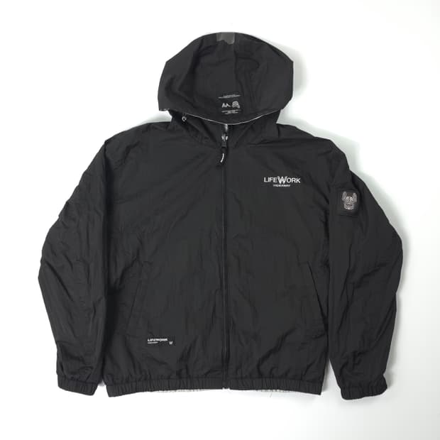 라이프워크 리버시블 나일론 자켓 블랙, 그레이 (L)