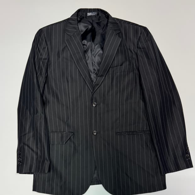 LONE 론 정욱준 빈티지 스트라이프 자켓 준지 L