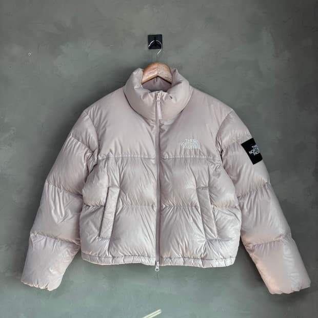 노스페이스 화이트라벨 노벨티 눕시 구스다운 패딩 라이트핑크