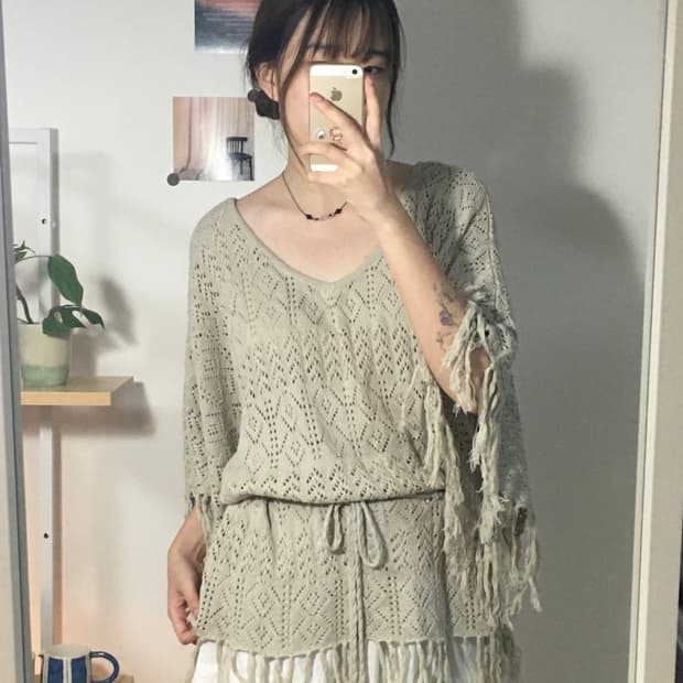 세실맥비 그런지 니트