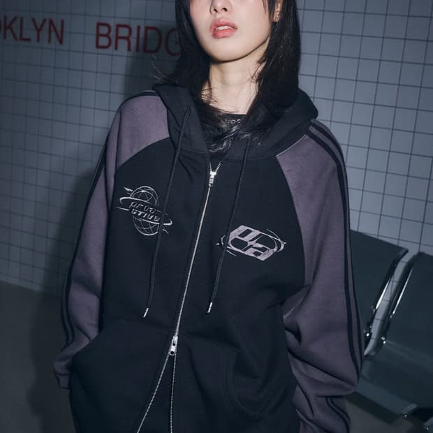 꼼파뇨 프로엑팁 레글런 후드집업 블랙