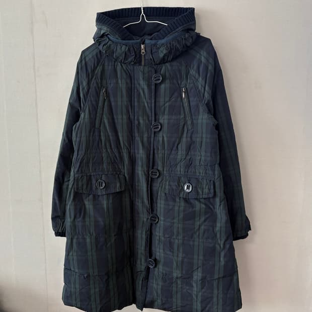 블랙워치 다운 패딩