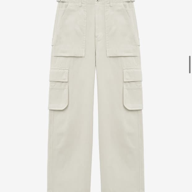 인사일런스 가먼트 다이드 컴뱃 카고 LIGHT BEIGE M사이즈