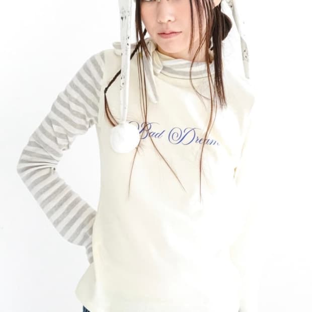 샵페어리 스카프 터틀넥 petit scarf stripe turtlene