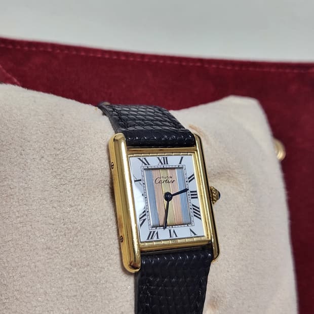 (겨울 시즌 할인) 까르띠에 머스트 탱크 트리니티 버메일 남여공용 LM